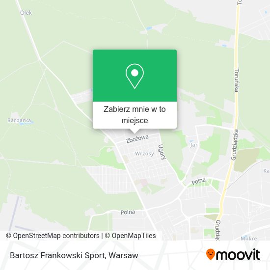 Mapa Bartosz Frankowski Sport