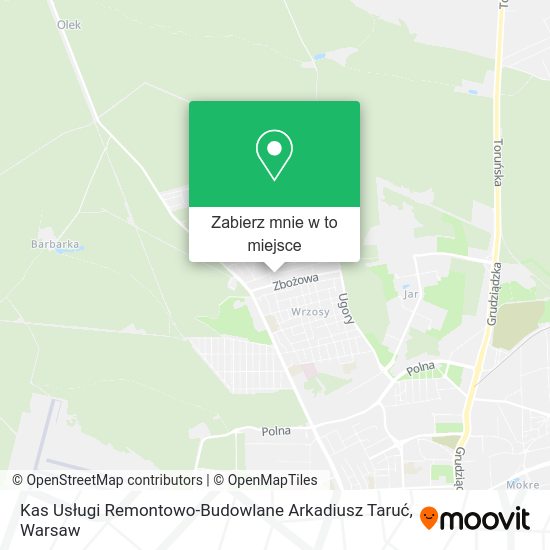 Mapa Kas Usługi Remontowo-Budowlane Arkadiusz Taruć