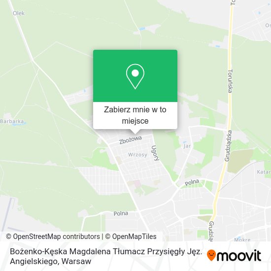 Mapa Bożenko-Kęska Magdalena Tłumacz Przysięgły Jęz. Angielskiego