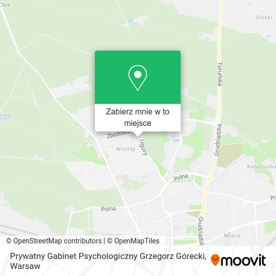 Mapa Prywatny Gabinet Psychologiczny Grzegorz Górecki