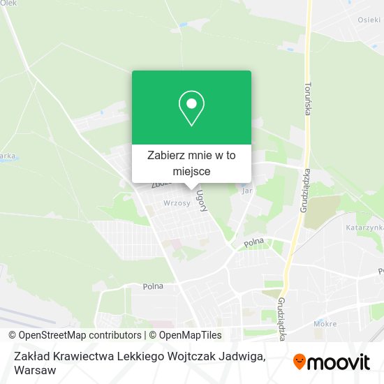 Mapa Zakład Krawiectwa Lekkiego Wojtczak Jadwiga