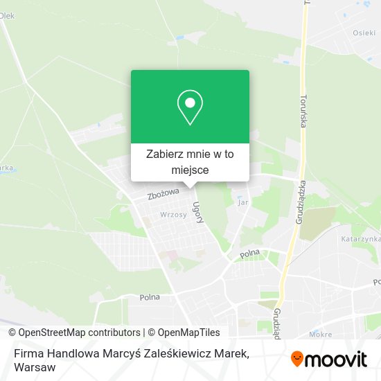 Mapa Firma Handlowa Marcyś Zaleśkiewicz Marek