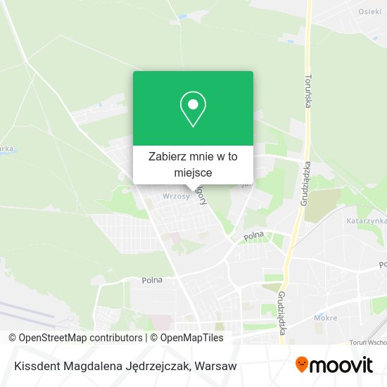 Mapa Kissdent Magdalena Jędrzejczak