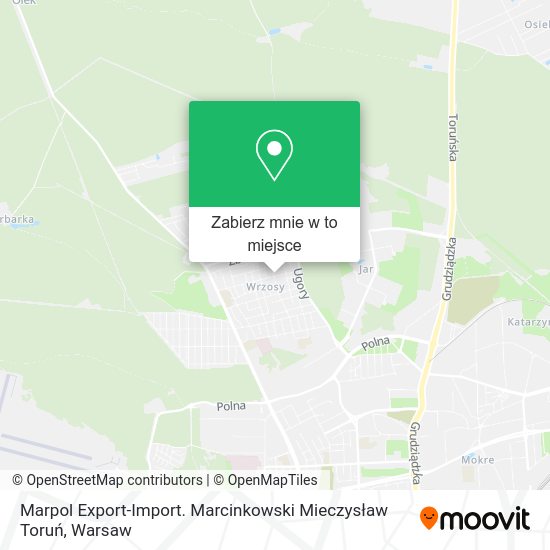 Mapa Marpol Export-Import. Marcinkowski Mieczysław Toruń