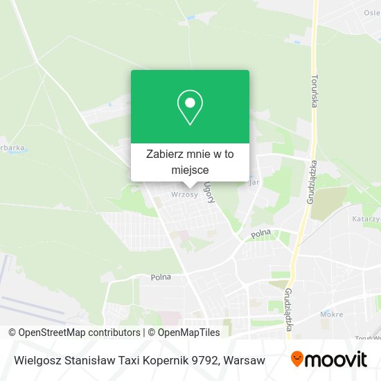 Mapa Wielgosz Stanisław Taxi Kopernik 9792