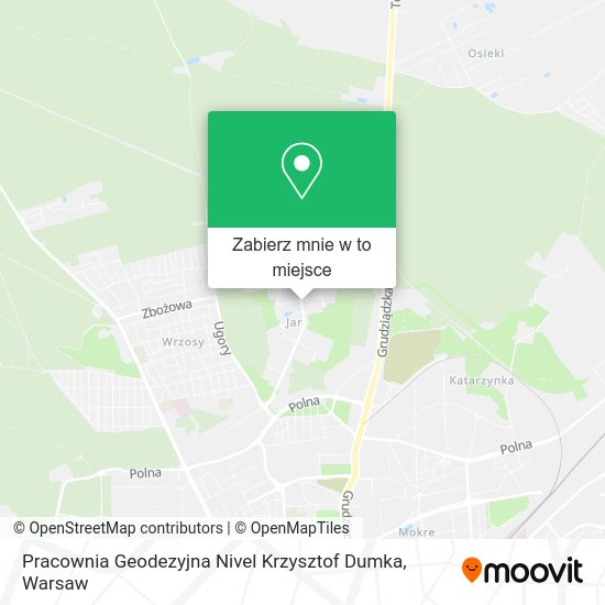 Mapa Pracownia Geodezyjna Nivel Krzysztof Dumka