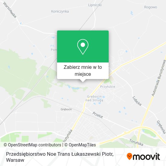 Mapa Przedsiębiorstwo Noe Trans Łukaszewski Piotr