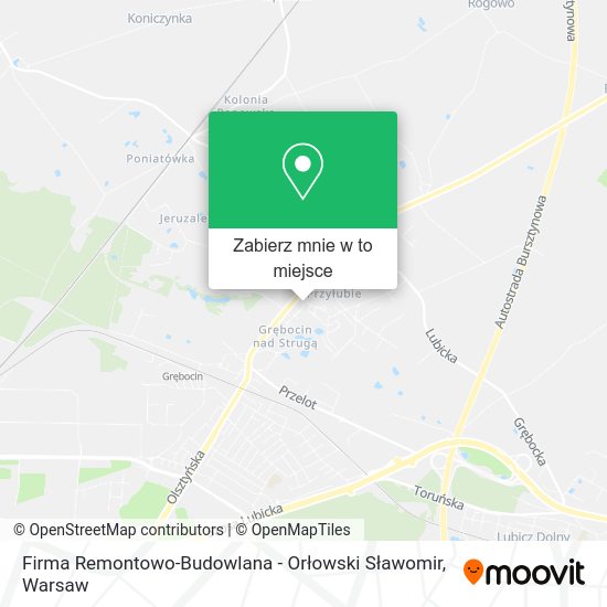 Mapa Firma Remontowo-Budowlana - Orłowski Sławomir