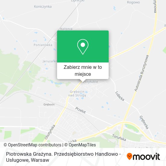 Mapa Piotrowska Grażyna. Przedsiębiorstwo Handlowo - Usługowe