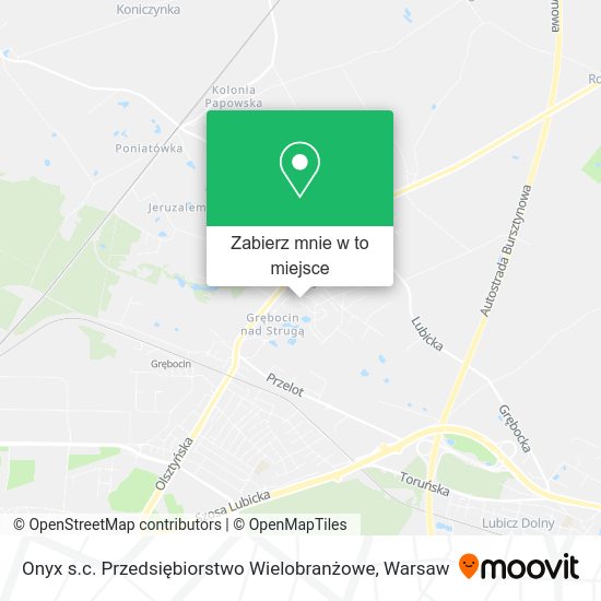 Mapa Onyx s.c. Przedsiębiorstwo Wielobranżowe