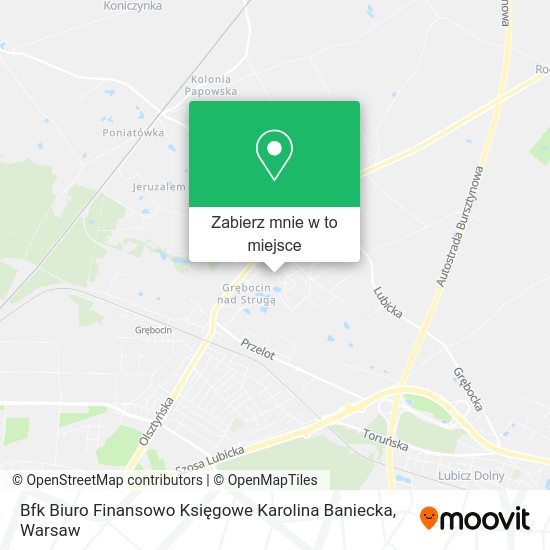 Mapa Bfk Biuro Finansowo Księgowe Karolina Baniecka