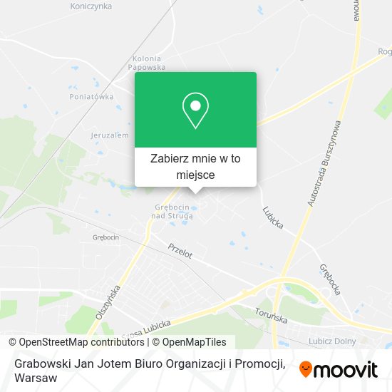 Mapa Grabowski Jan Jotem Biuro Organizacji i Promocji