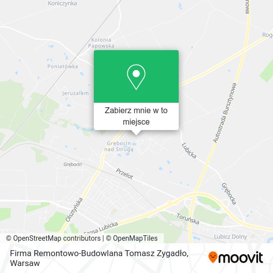 Mapa Firma Remontowo-Budowlana Tomasz Zygadło