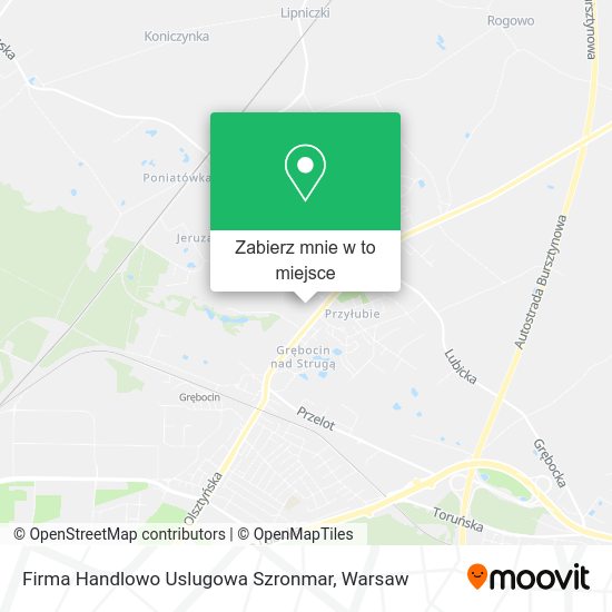 Mapa Firma Handlowo Uslugowa Szronmar