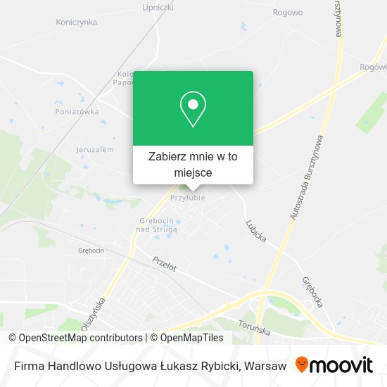 Mapa Firma Handlowo Usługowa Łukasz Rybicki