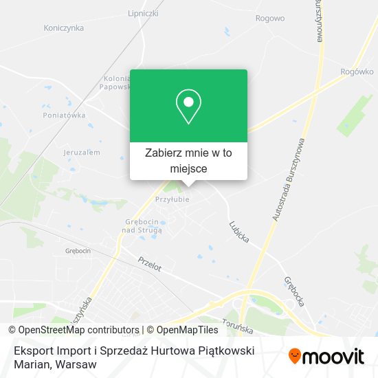 Mapa Eksport Import i Sprzedaż Hurtowa Piątkowski Marian