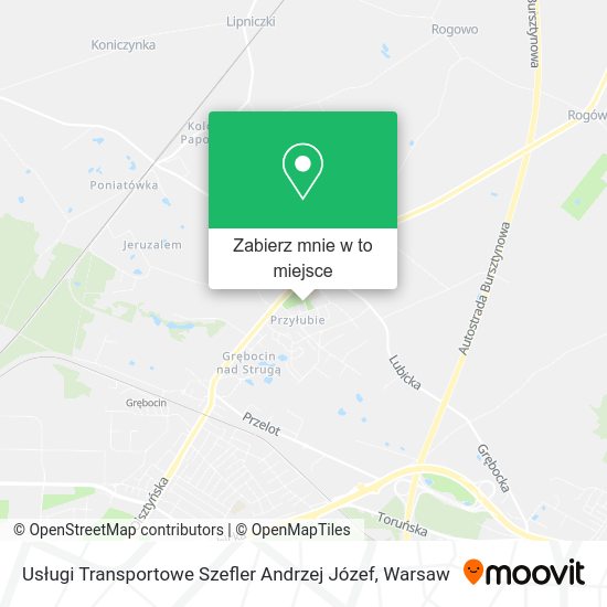 Mapa Usługi Transportowe Szefler Andrzej Józef