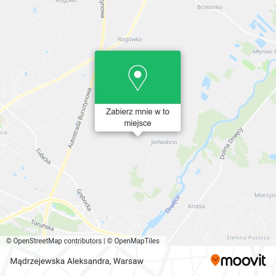 Mapa Mądrzejewska Aleksandra