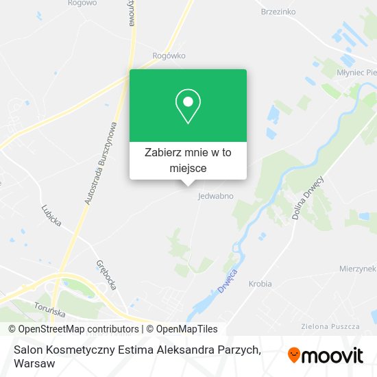 Mapa Salon Kosmetyczny Estima Aleksandra Parzych