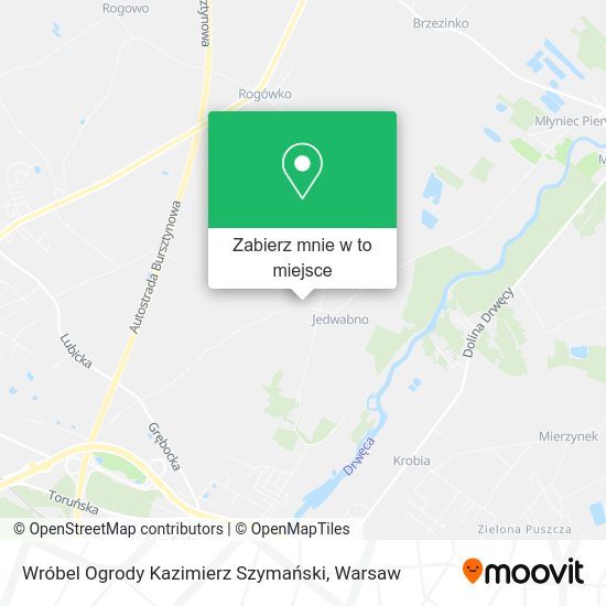 Mapa Wróbel Ogrody Kazimierz Szymański