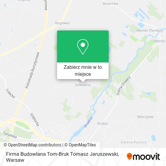 Mapa Firma Budowlana Tom-Bruk Tomasz Jaruszewski