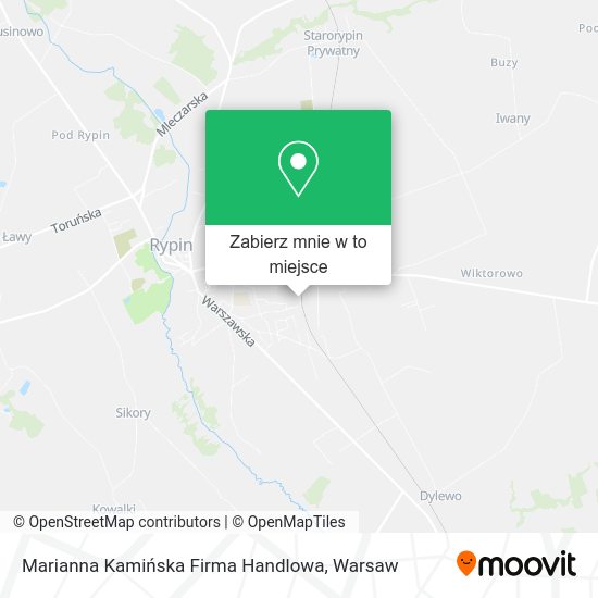 Mapa Marianna Kamińska Firma Handlowa