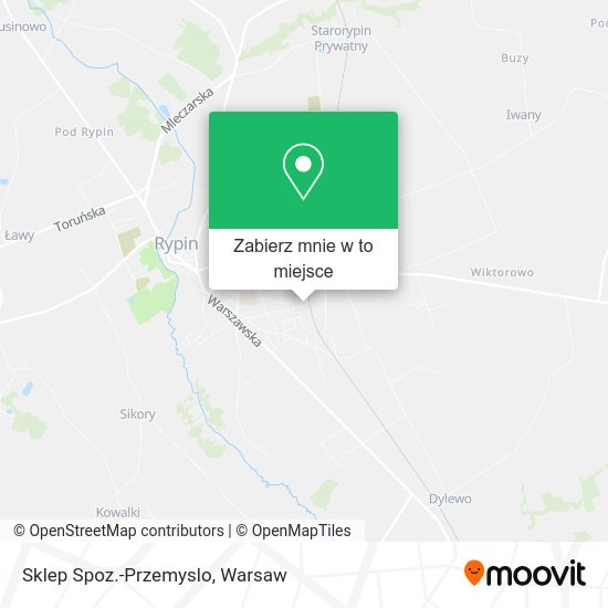 Mapa Sklep Spoz.-Przemyslo