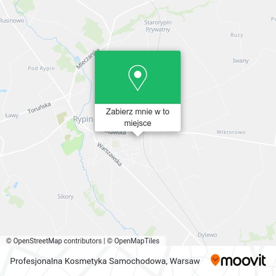 Mapa Profesjonalna Kosmetyka Samochodowa