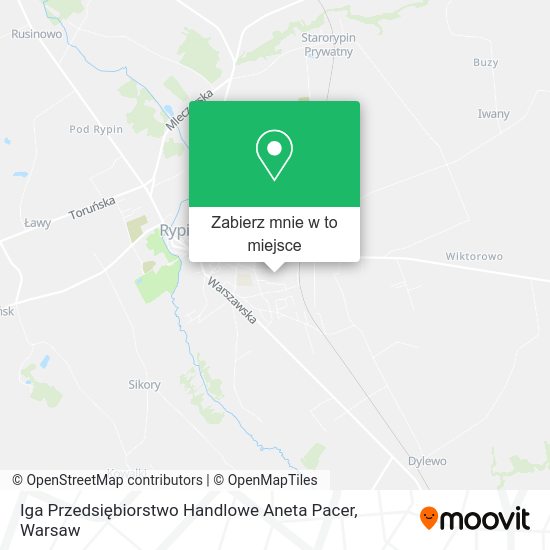 Mapa Iga Przedsiębiorstwo Handlowe Aneta Pacer