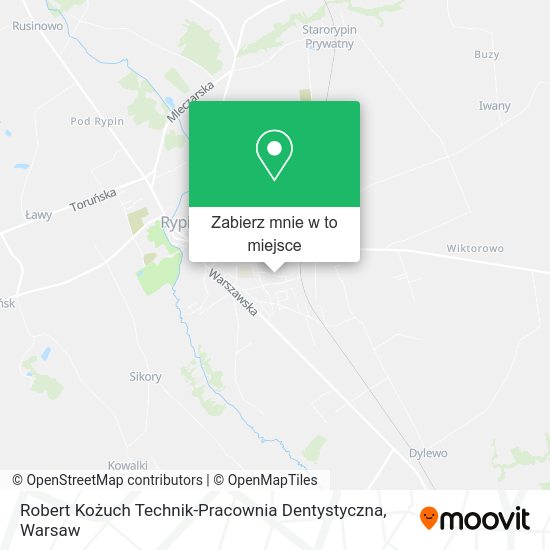 Mapa Robert Kożuch Technik-Pracownia Dentystyczna