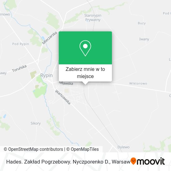 Mapa Hades. Zakład Pogrzebowy. Nyczporenko D.