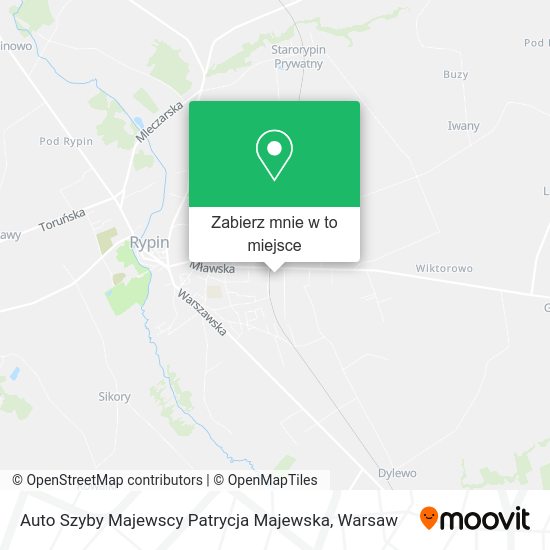 Mapa Auto Szyby Majewscy Patrycja Majewska