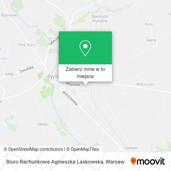 Mapa Biuro Rachunkowe Agnieszka Laskowska