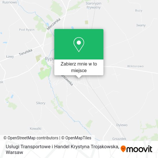 Mapa Usługi Transportowe i Handel Krystyna Trojakowska