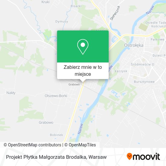 Mapa Projekt Płytka Małgorzata Brodalka