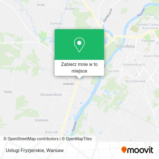 Mapa Usługi Fryzjerskie