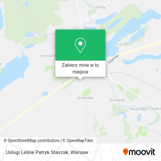 Mapa Usługi Leśne Patryk Staszak