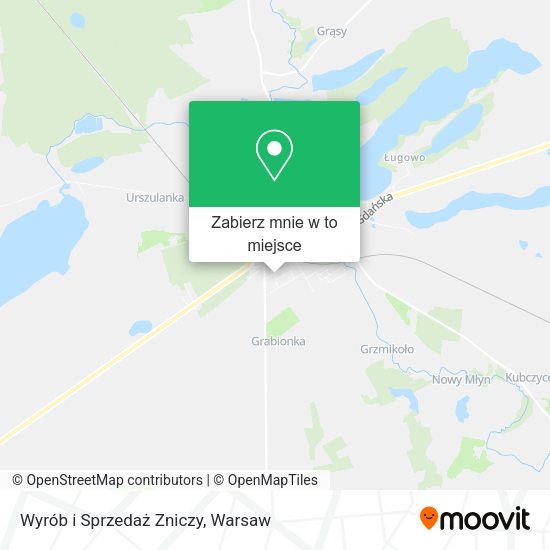 Mapa Wyrób i Sprzedaż Zniczy