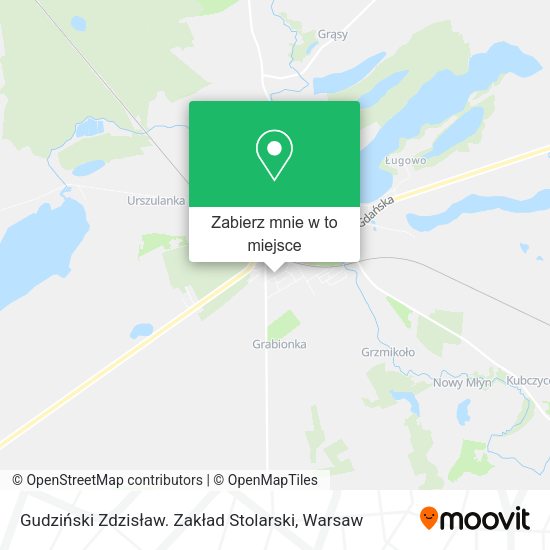 Mapa Gudziński Zdzisław. Zakład Stolarski