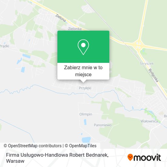 Mapa Firma Usługowo-Handlowa Robert Bednarek