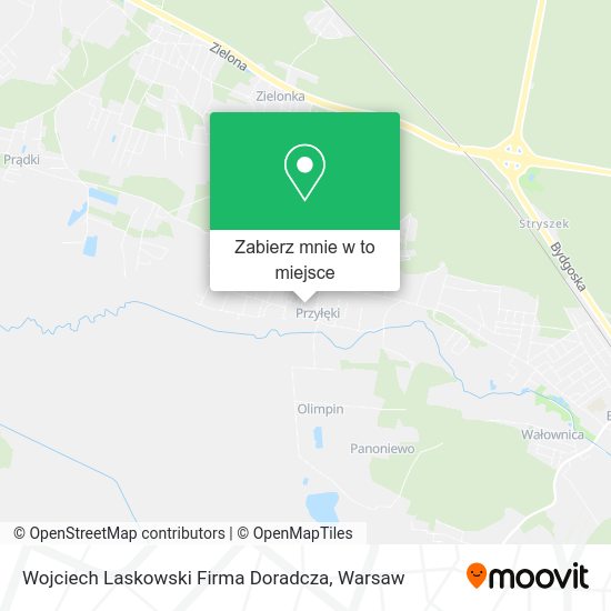 Mapa Wojciech Laskowski Firma Doradcza