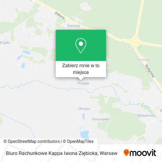 Mapa Biuro Rachunkowe Kappa Iwona Ziębicka