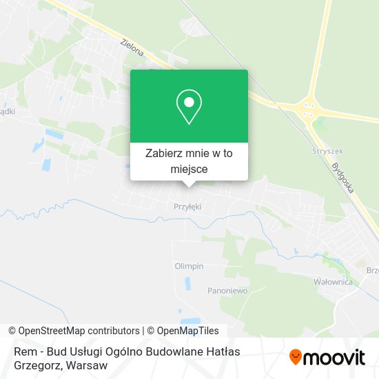 Mapa Rem - Bud Usługi Ogólno Budowlane Hatłas Grzegorz