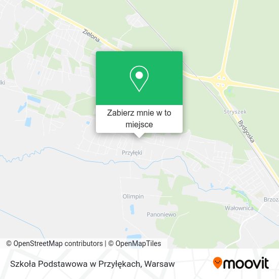 Mapa Szkoła Podstawowa w Przyłękach