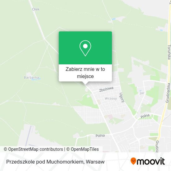 Mapa Przedszkole pod Muchomorkiem