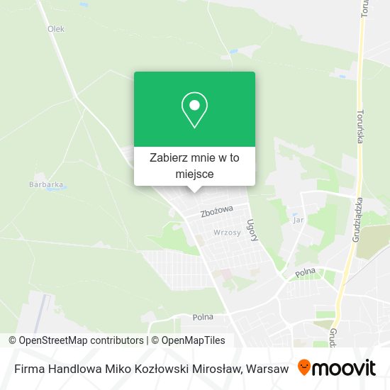 Mapa Firma Handlowa Miko Kozłowski Mirosław