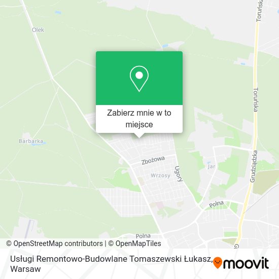 Mapa Usługi Remontowo-Budowlane Tomaszewski Łukasz