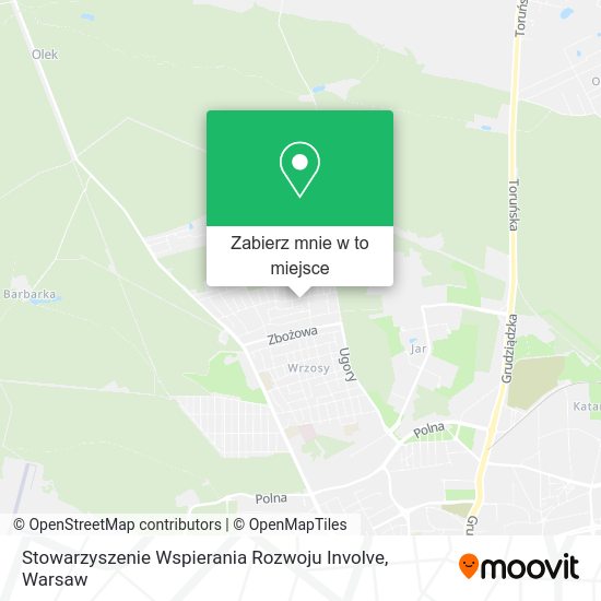 Mapa Stowarzyszenie Wspierania Rozwoju Involve