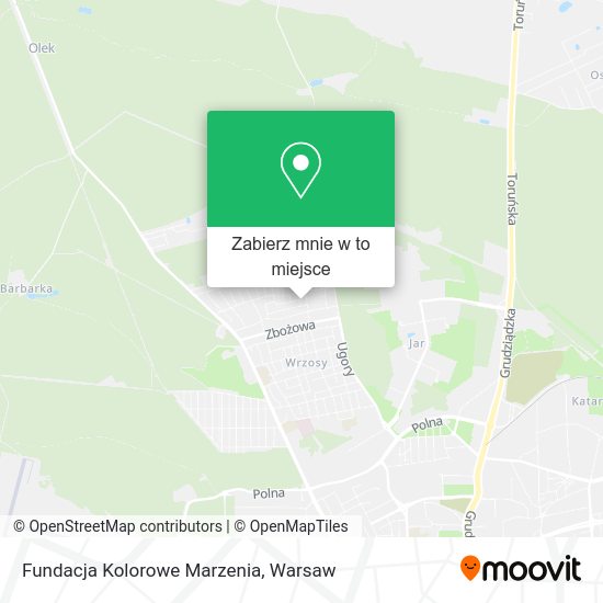 Mapa Fundacja Kolorowe Marzenia