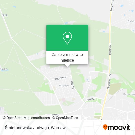 Mapa Śmietanowska Jadwiga